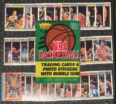1987-88 Fleer NBA Basketball Trading Cards Complete Your Set U Pick Jordan