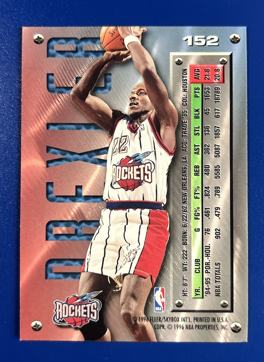 1995-96 Fleer Metal Universe Clyde Drexler Houston Rockets #152 | eBay