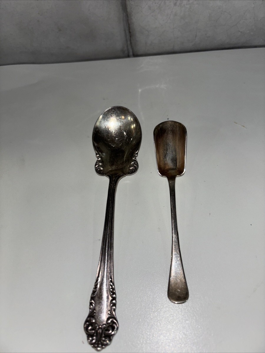 Vintage Community Silver Plate Jelly Spoon Marten Shovel Sugar