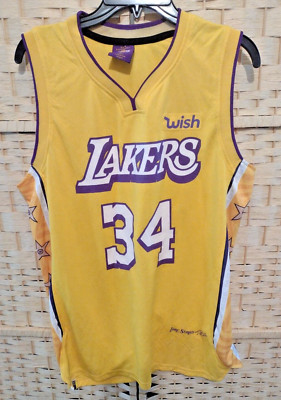 Shaquille O'Neal Shaq Jersey LA Lakers Wish Lore Series Size XL #34