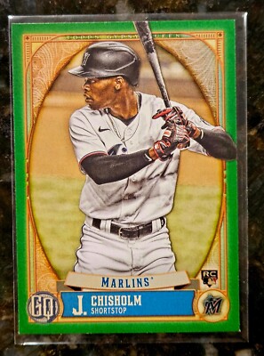 2021 Topps Gypsy Queen Jazz Chisholm Exclusive Green RC SP Miami Marlins