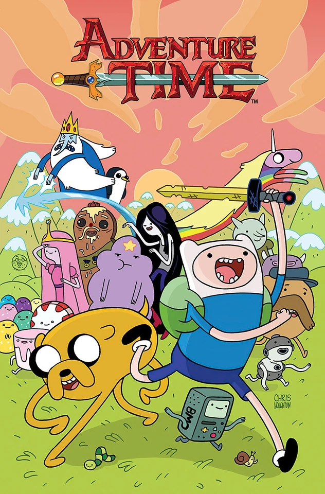 Adventure Time Cartoon TV Series Poster - Art Print
