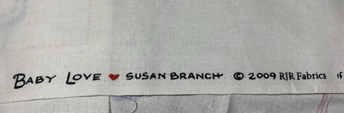"BABY LOVE" by Susan Branch Fabric Panel Cloth Book Cut & Sew Vintage 2009- RJR - Picture 8 of 8