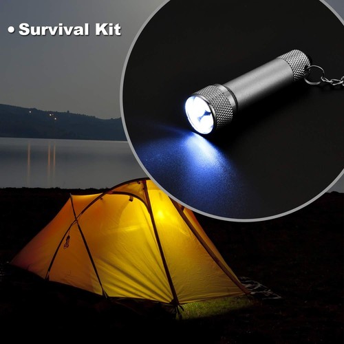 30 Pcs Mini LED Flashlights Keychain for Home Office Camping Travel Party Favors - Picture 3 of 7