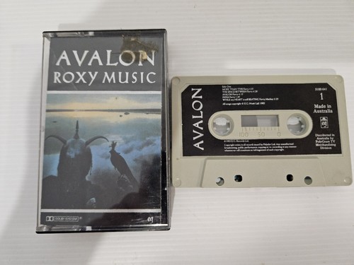 Vintage 1982 AVALON - Roxy Music Cassette Tape - Picture 3 of 3