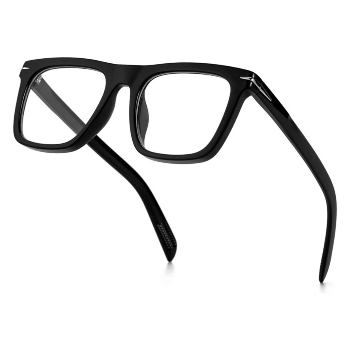 For Men Thick Black Square Frame Glasses Black Square Frame