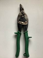 Ridgid 831-476 Tin Snips Green Handles Made in USA Used