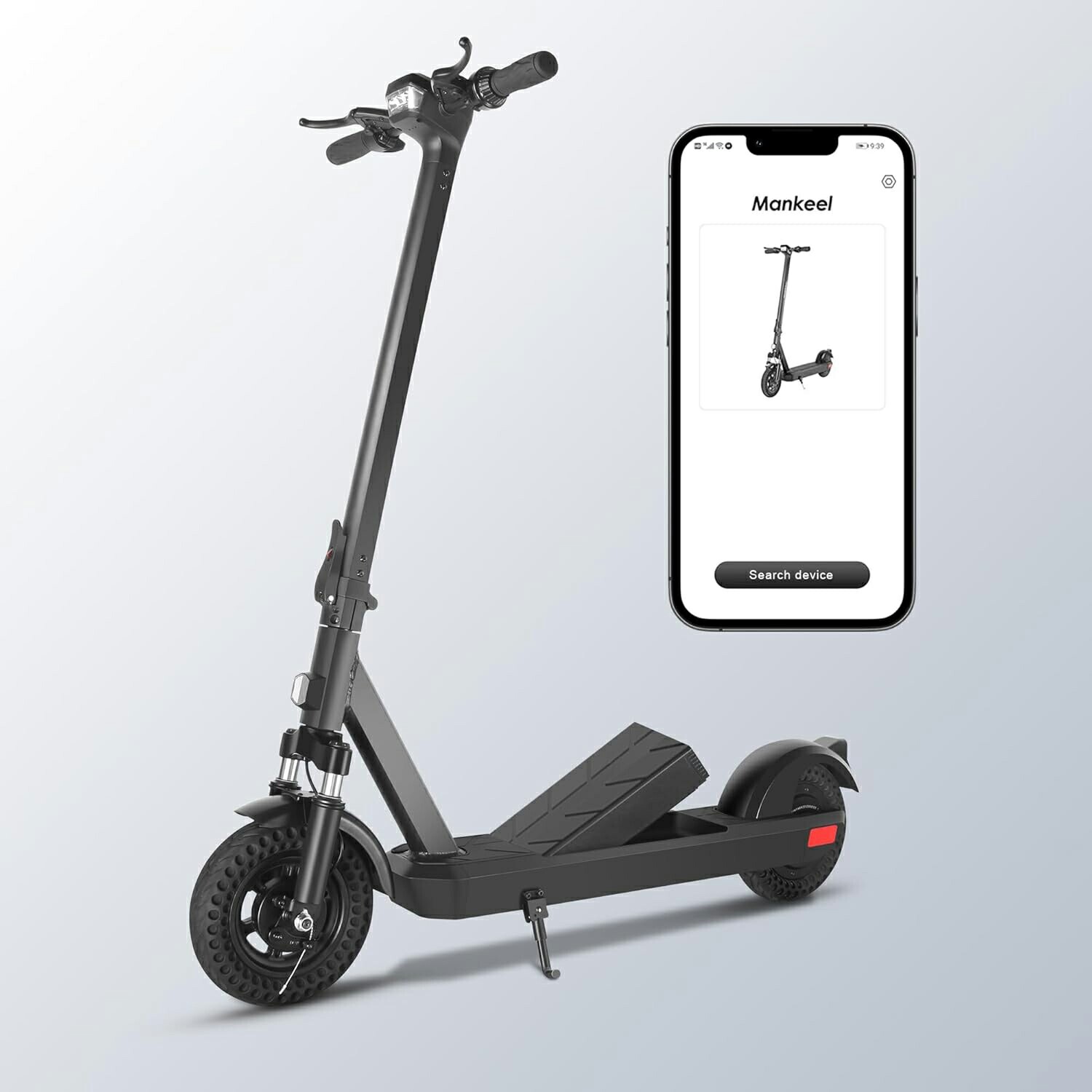 500W Off-Road Electric Scooter for Adults with 10-Inch Tires & App Control