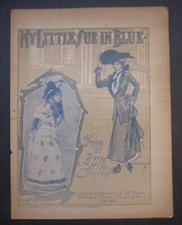 My Little Sue In Blue by Lottie Collins sheet music San Francisco Examiner