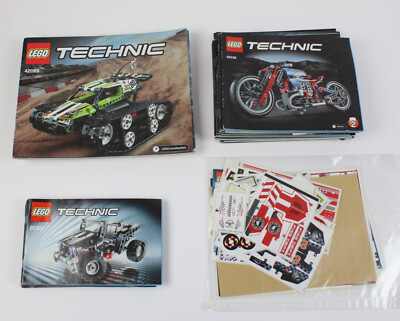 Bundle Of Over 30 Lego Technic Instructions + Stickers (373-2G5)