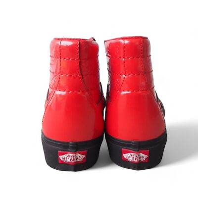 VANS DAVID BOWIE×SK8-HI レッド 24cm Vans Sk8-Hi Platform 2.0 David Bowie Ziggy Stardust Red Hi Top