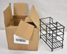 HBLife 2 Pack Small Toothbrush Holders For Bathroom 5 Slots Black Organizer