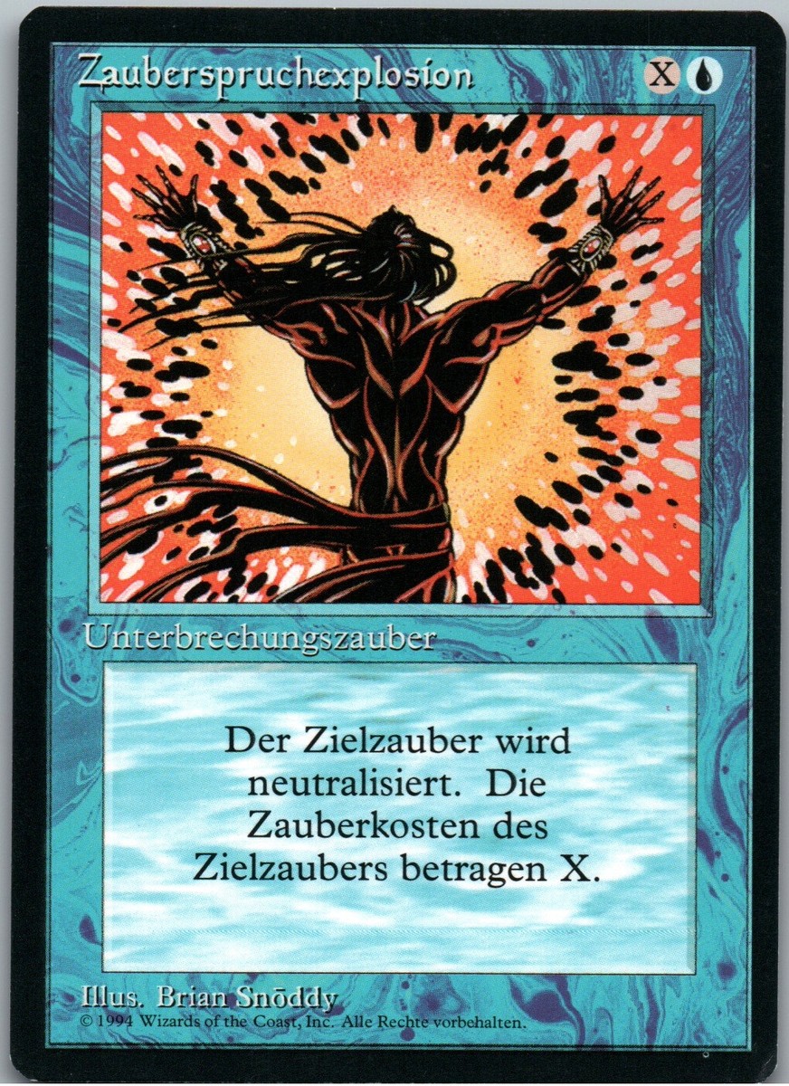 Spell Blast |MtG Magic Revised Edition FBB (Foreign Black Border