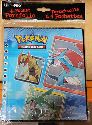 ULTRA PRO POKEMON 4-POCKET BINDER/PORTFOILIO GEN 6 RAYQUAZA SALAMENCE  DRAGONITE | eBay