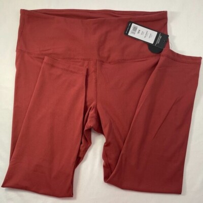 Leggings XXL (2X) Yogalicious Lux High Rise Abkle Orange Fire Plus Size New NWT