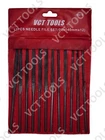 12PC Needle File Set Assorted Precision 5.5" long, Pattern Cut, Hobby Jeweler