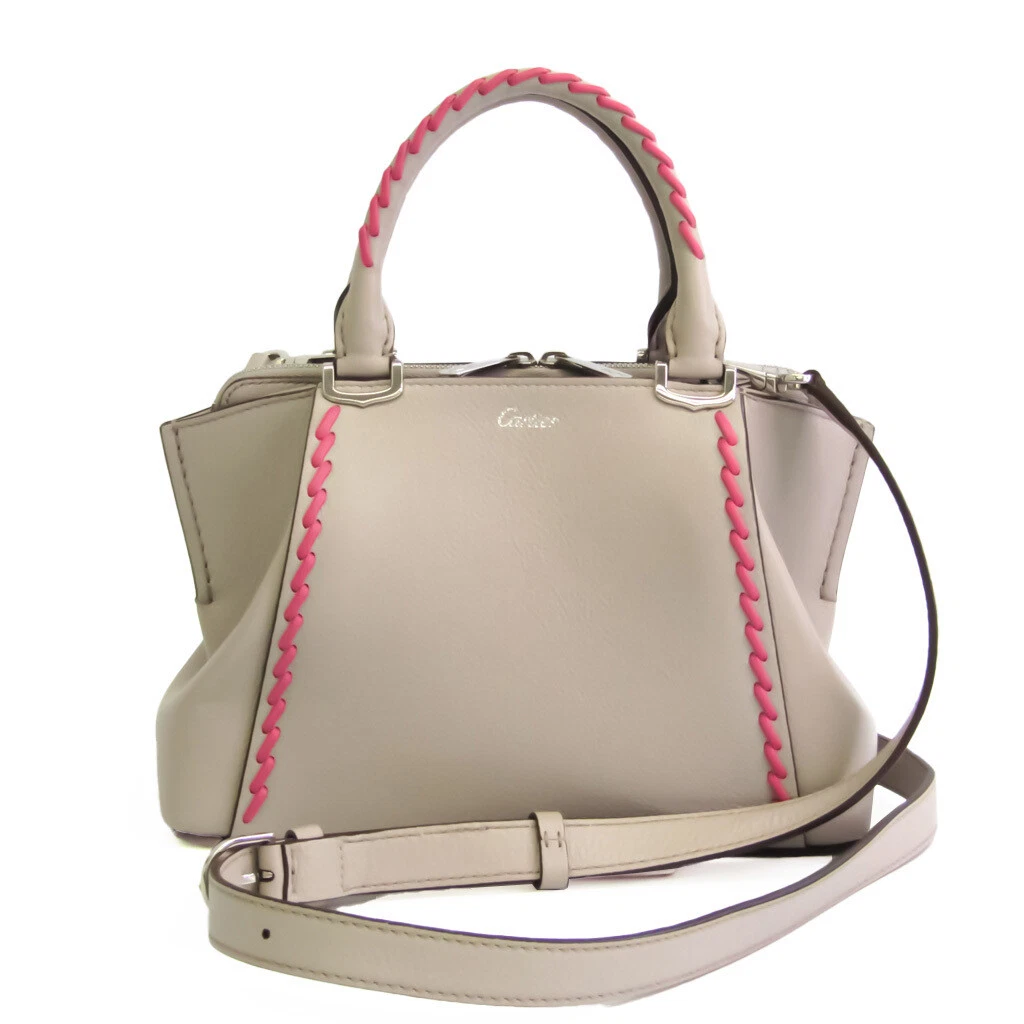 Cartier C De Cartier Mini Model L1002070 Women s Leather Handbag Should BF546095