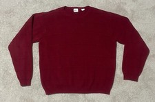 Arrow Brand Men Crewneck Pullover Sweater -- Size Large; RED