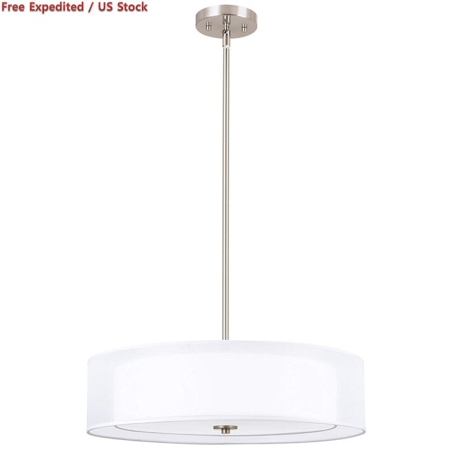 Kira Home Lindos 20 Modern 3 Light Double Drum Chandelier Glass