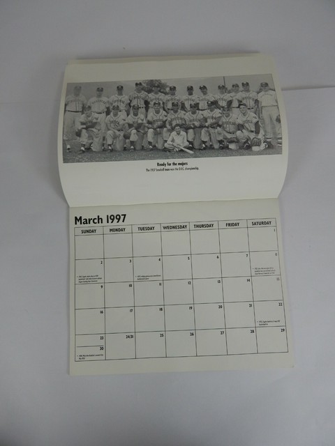 1997-98 75th Anniversary 2 Year Calendar Morehead State University | eBay