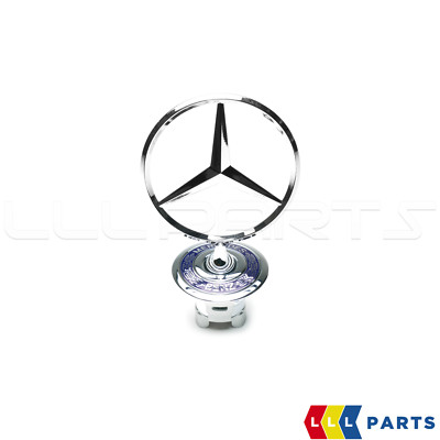 NEW GENUINE MERCEDES MB CLK C S BONNET STAR STAND UP BADGE EMBLEM  