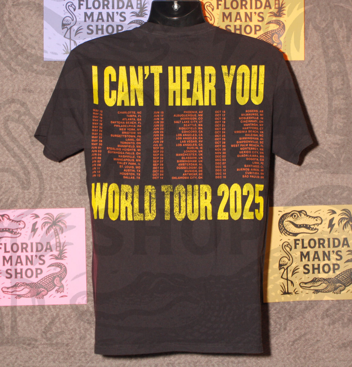 BETWEEN THE SHEETS TOUR Tシャツ RAISE A SUILEN ZEPP TOUR 2024-2025「PANDEMONIUM」 ビンテージ風T