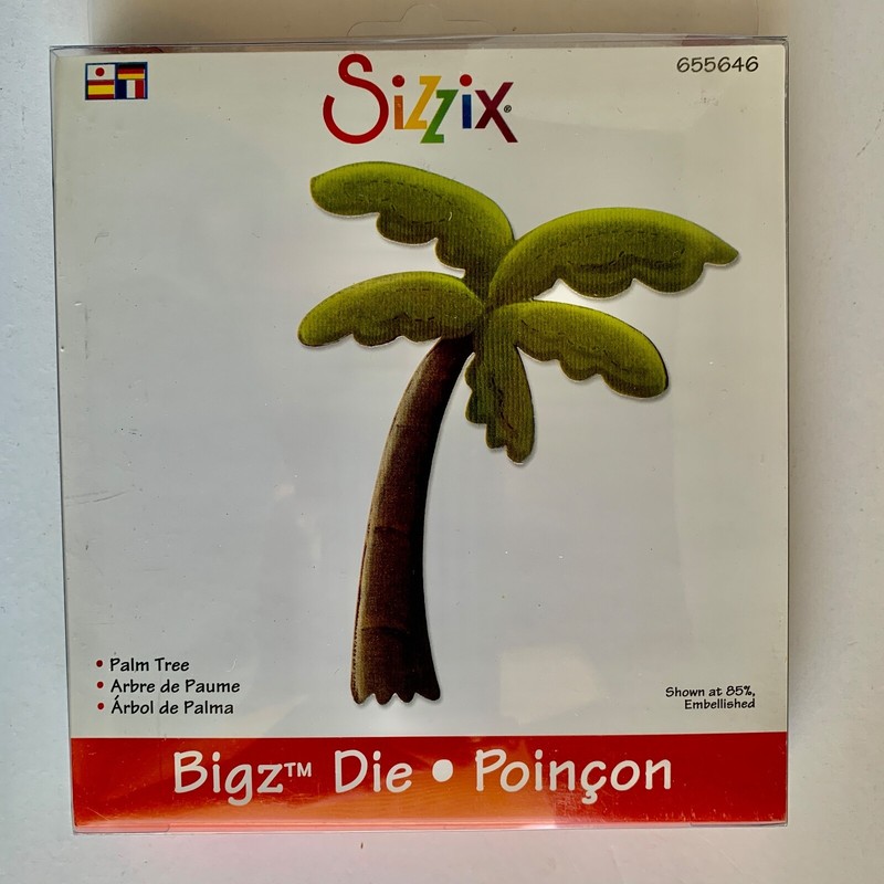 SIZZIX BigZ Die - "PALM TREE" - Pre-Owned