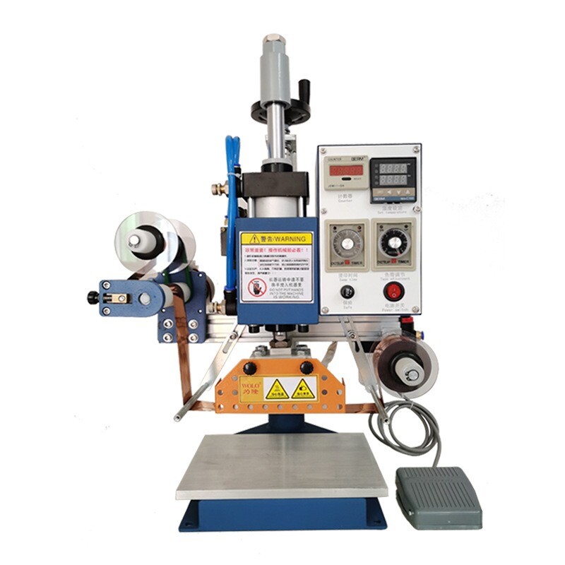 420W Auto Roll Paper Hot Foil Stamping Machine Wood PVC Card Leather Printer