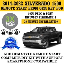  Plug and Play Remote Start Kit 2014-2022 CHEVROLET SILVERADO 1500 