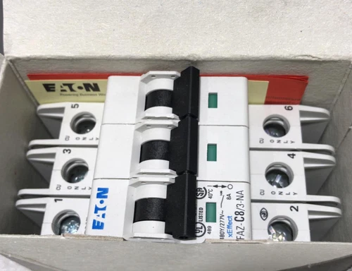 ✅ EATON CORPORATION CUTLER FAZ-C8/3-NA CIRCUIT BREAKER