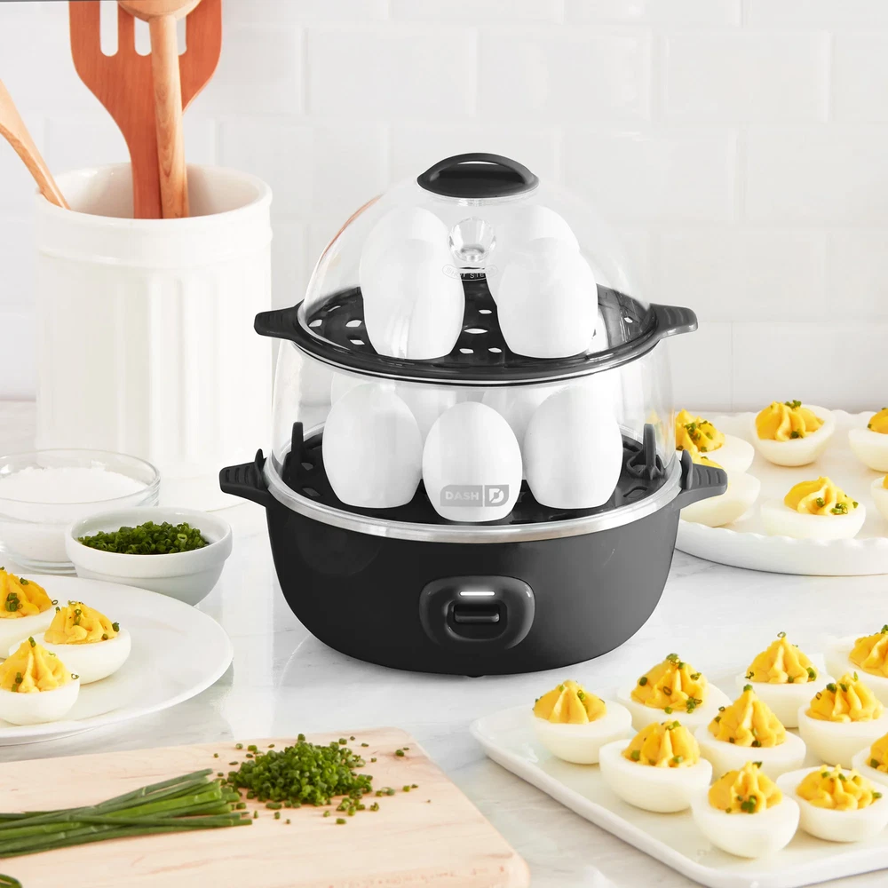Dash Ultimate Deluxe Egg Cooker with Egg Bite Trays for Easy Breakfast Prep  