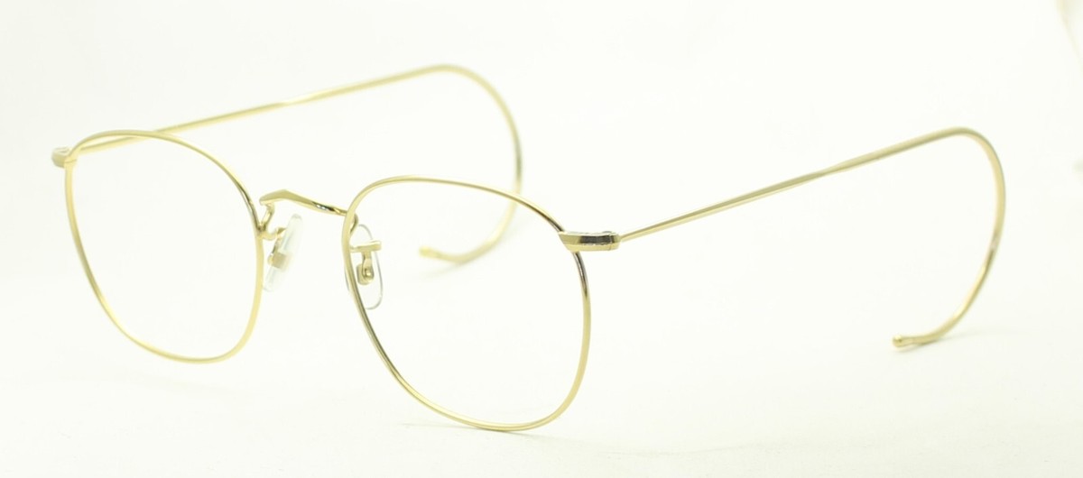 SAVILE ROW England製「PANTO」 SAVILE ROW ENGLAND Gold 49x20mm PANTO Quadra RX Optical Eyeglasses