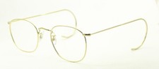 SAVILE ROW ENGLAND Gold 49x20mm PANTO Quadra RX Optical Eyeglasses FramesGlasses