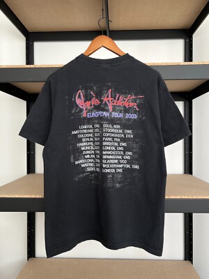 Vintage 2003 Janes Addiction Strays European Tour Black T-shirt Sz