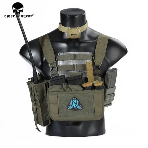 Emerson Tactical Chest Rig FRO Style MOLLE Harness Sets 5.56 Magazine Mag Pouch - Picture 8 of 19