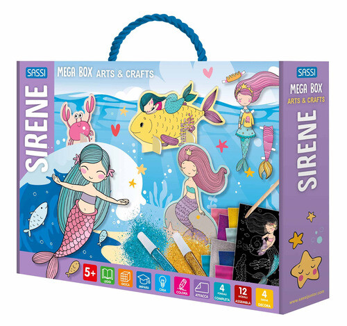 Le sirene. Mega box arts & crafts - 2023 - Sassi (Sassi junior)