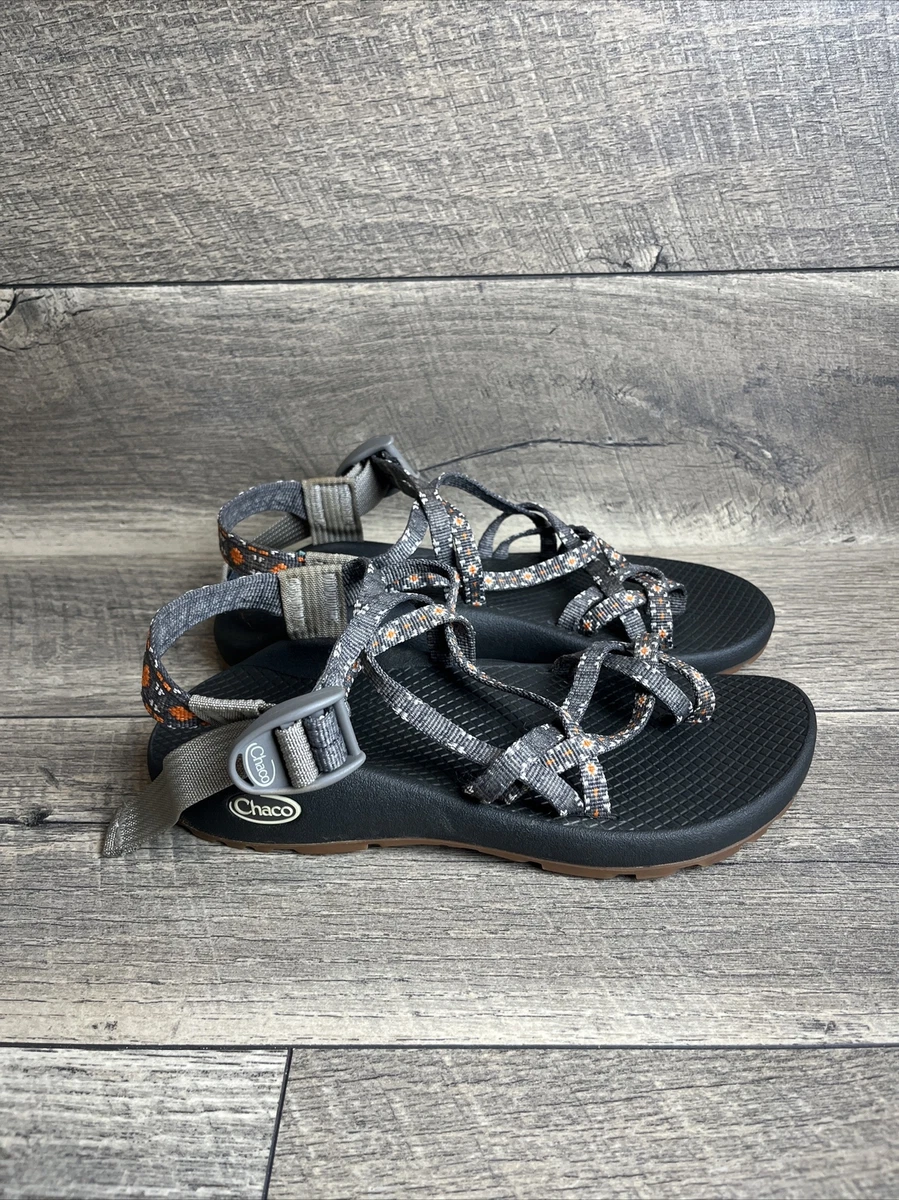 Chaco Sandals Womens 7 ZX2 Classic Strappy J106578W Gray Orange