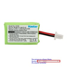 Kastar CS540 CS540A Headset Battery for Plantronics 86180-01 PL-86180-01 Battery