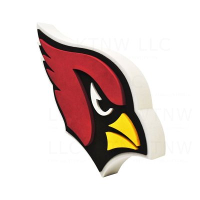 New NFL Arizona Cardinals 3D Fan Foam Logo Holding / Wall Sign 16.5? x 15.5?
