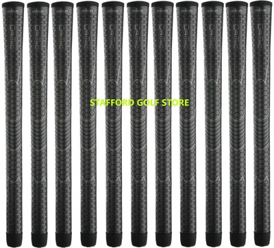 Winn Dri-Tac Long Golf Grips Standard Size 60R Core Black  51g Set of 11