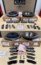 2019-2024 TOYOTA RAV4 FRONT & REAR BRAKE KIT ROTORS TCMC PADS & SHIMS