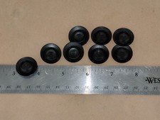 CAPLUGS Brand Flexible 1/2" Black Plastic Hole Plugs BPF-1/2 LOT OF 8PCS