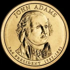 2007-P Presidential Dollar John Adams — photo from another recent sale