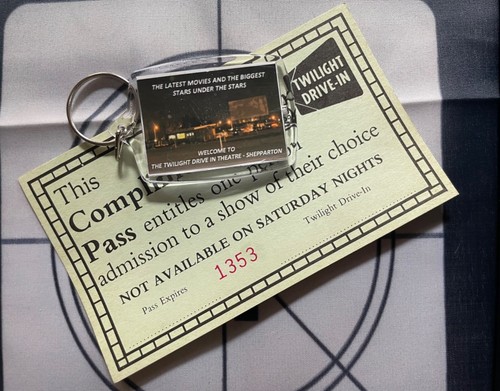 Drive In Theatre Twilight Drive In Shepparton Souvenir Key Ring # A Free Post - Picture 3 of 5