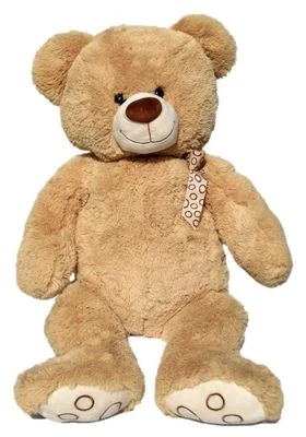 WAGNER STOFFTIERE XXL TEDDYBÄR 100 cm gross beige Plüschbär Teddy Plüsch Plüschtier Bär Kuschelbär