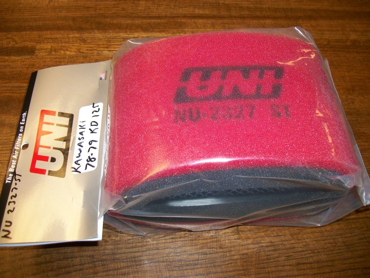 Kawasaki Air filter KD125 1978-1979 Vintage UNI filter With CAGE