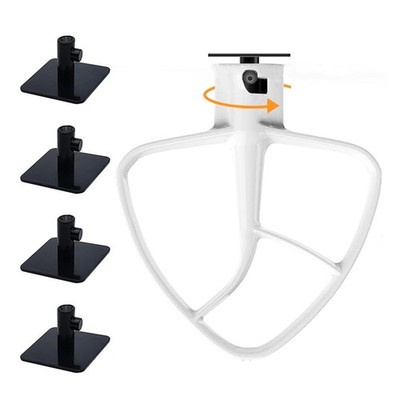 4 Pack Stand Mixer Attachment Holders, Food Mixer Accessories Hooks Compatibl...