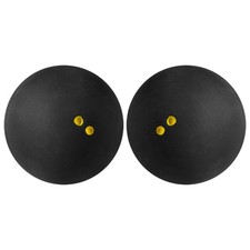2 Pcs Squash Balls Beginner Training Racket High Elastic Handballs