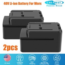 2pcs 40V 3.5Ah Li-ion Battery For Worx WA3536 WA3734 WG168E WG168 WG776 WG368.9