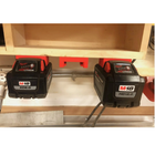 Wall Mount Holder for Milwaukee M18 18V Batteries –Secure Storage for Garage Use